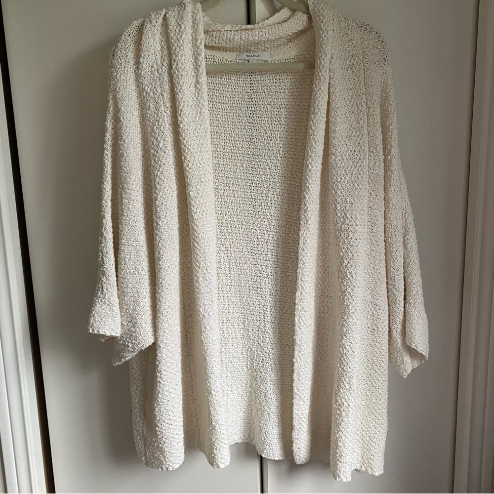 Talula Cream Knit Cardigan